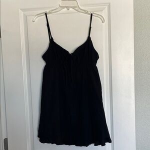 Princess Polly Black Spaghetti Strap Mini Dress NWOT Size 8 Excellent Condition